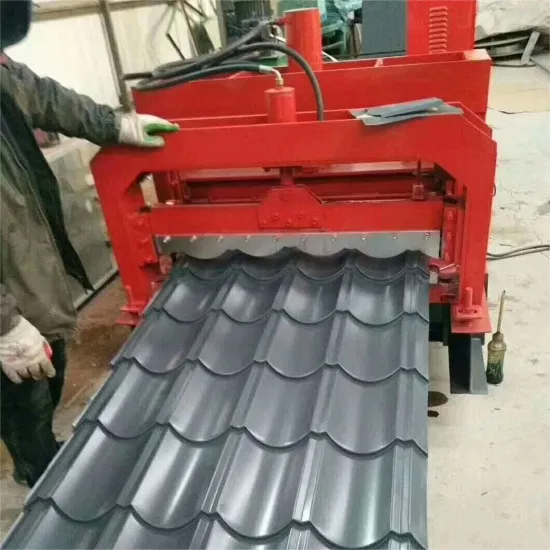 Panneau d'acier inoxydable de 720 millimètres faisant le petit pain galvanisé de tuile de platelage de plancher de plaque d'acier formant la machine